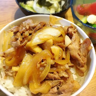 豚肩ロースで簡単焼肉丼！